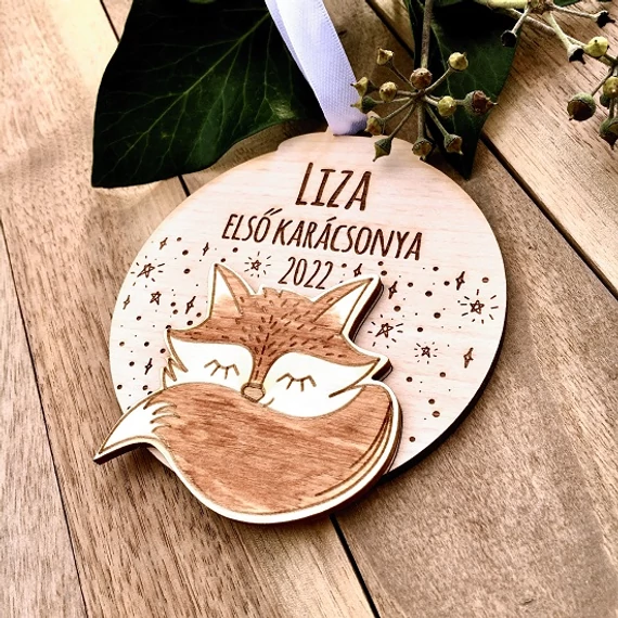 Egyedi karácsonyi dísz