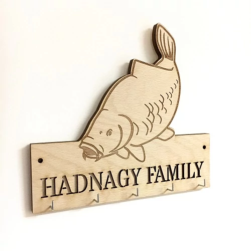 Halas fali kulcstartó